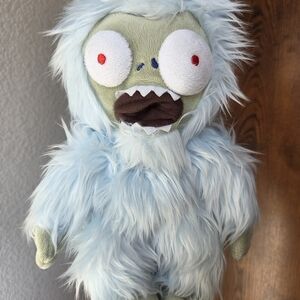 Plush Monster Toy - Light Blue
